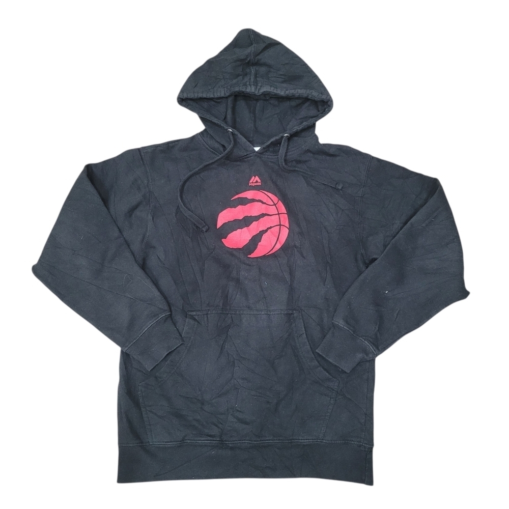 Majestic NBA Toronto Raptors Basketball Team Hoodie Sweatshirt Top Size: Small